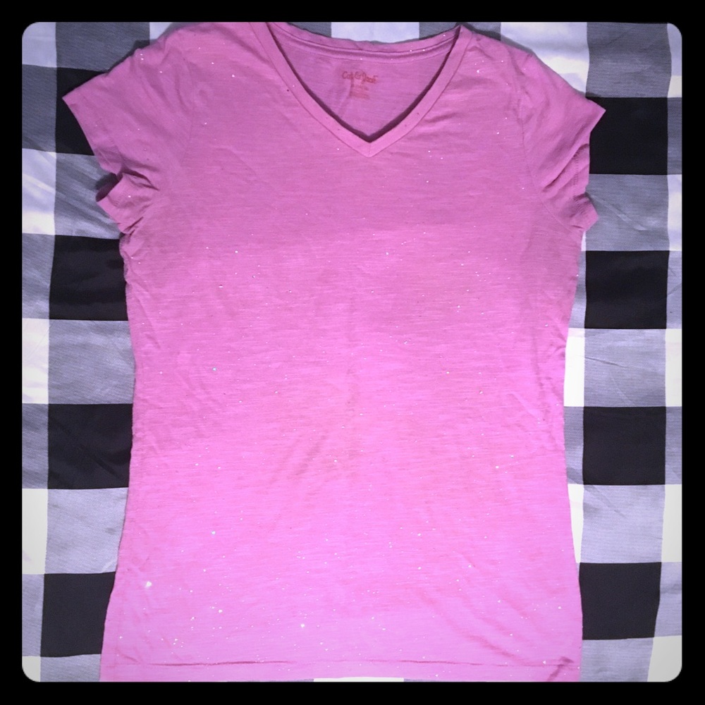 Stylish girls top, glitter detail by Cat and Jack